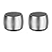 Produktbild Bluetooth Lautsprecher, 2 Stück Voroar Mini Bluetooth 4.2 Box mit TWS Funktion und Magnetische Base für Handy Tablets iPhone iPad iPod , Silber