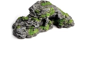 ANMOO Fish Tank Decoration Aquarium Stone Aquarium Decorating Cave Aquarium Ornaments Decorations 1PCS for Fish Tank Accessories 22X11 7.5 cm