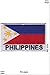 Produktbild Patch - Philippinen - Flagge - Philippines - Flaggen Patch - Länder Patch - Patches - Aufnäher Embleme Bügelbild Aufbügler