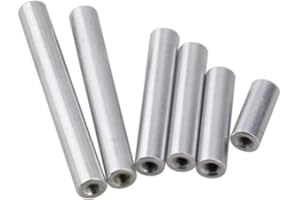 YHLOUBB 5PCS M5,50mm,Stuffer distanziatore in alluminio rotondo Estendere un dado lungo