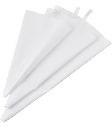 Set 5 Poches à Douille Silicone - 25 à 45cm - Réutilisables Et étanches - Pour Pâtisserie Et Décoration