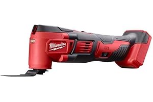 Milwaukee 4933446203 M18 18V Li-Ion Cordless 18.000 OPM Orbiting Multi Tool con lame per legno e tampone abrasivo con fogli inclusi (batteria non inclusa, solo utensile elettrico)