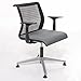 Produktbild Bürodrehstuhl Steelcase, 3er-Set, grau/ schwarze Polsterung, Netzrücken, 4x Standfuß,