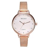 Luckhome Armbanduhr Für Damen Herren Uhr Armband Frauen Mit Lederarmband Geschäfts Klassisch Analog Quarz Dünn Luxus Elegant Meibo Casual Edelstahl Newv Analoge