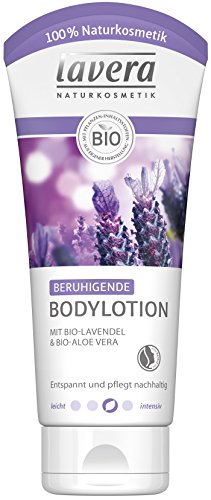 lavera Beruhigende Bodylotion Lavendel & Aloe Vera ∙ Samtweiches Hautgefühl ∙ Intensive Feuchtigkeit ∙ Body Lotion normale Haut ∙ vegan ✔ Bio ✔ Naturkosmetik ✔ Natural ✔ Körperpflege 2erPack (2x200ml)