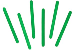 INNSPIRO Palos de polo de madera pequeños verde 73x7x2mm. 150u.Para Manualidades DIY, artesanía, bricolaje, decorar y proyectos Manualidades Infantiles