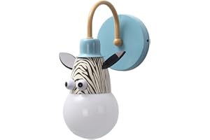 DIANBO LIGHTING Applique da Parete Cameretta dei Bambini, Animali da Cartone Lampada da Parete Creativo Arte Illuminazione Decorative per Ragazzo e Ragazza Camera da Letto Comodino,A