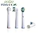 Produktbild Sohv® Typische Floss Action Ersatz-Zahnbürstenköpfe für Oral-B-Zahnbürsten,4 Stk(1er Pack.