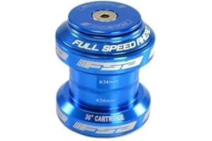 FSA Orbit MX 1-1/8Inches Threadless MTB Road Headset with Top Cap, Blue , XTE1505