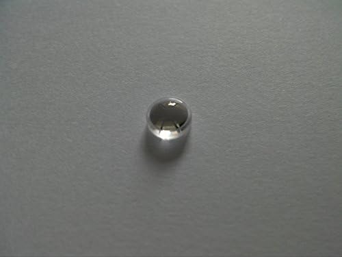 Nadalan 400-700nm Blue/Purple/Green/Red Coated Optical Glass Focusing Lens Focal Length 4mm