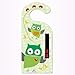 Baby Owl Room Thermometer Hanger and Owl and the pussycat Bath Thermometer With New Moving Line Technology