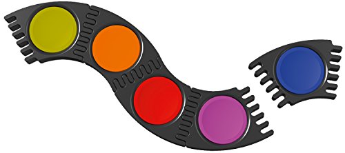 Faber-Castell 125023 – Farbkasten Connector mit 12 Farben, inklusive Clic and Go Pinsel, Größe 4 - 4