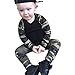 Produktbild Bekleidung Set Jungen Xinan Neugeborenen Outfits Letter T-shirt Tops + Camouflage Hose (100, Camouflage)