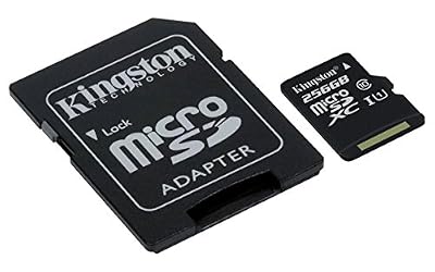 Kingston SDCS/256GB Carte Micro SD Canvas Select 16GB UHS-I Classe 10 avec vitesse de lecture allant jusqu’à 80Mo/s ( avec adaptateur SD ) - Donnez vie à vos vidéos HD