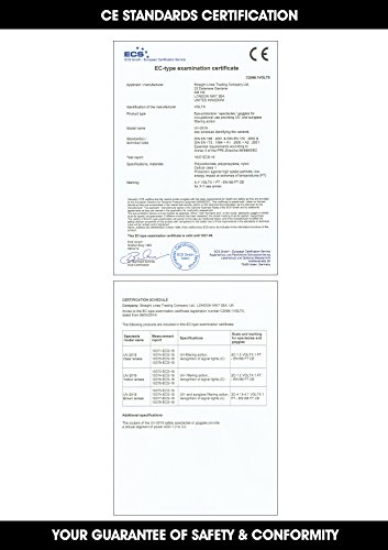 voltX GT ADJUSTABLE Bifokale Lesen Schutzbrille (KLAR +1.5 Dioptrie), CE EN166FT zertifiziert, Anti-Beschlag Beschichtung. - 8