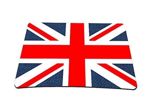 Silent Monsters Canvas Schutzhülle mit Zubehörfach/Mauspad 43,9 cm (17,3 Zoll) für Laptop union Jack - 7