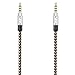 Produktbild VAK® 3,5-mm AUX Kabel Premium-Audio Kabel Nylon geflochten für Kopfhörer, Apple iPod iPhone iPad, Home/Auto-Stereoanlagen, Smartphones, MP3 Player verschiedenen Länge von Draht und Farben