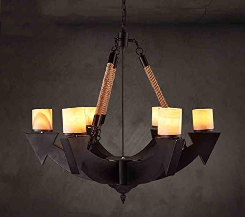ZHDC® Nordic chandeliers, Marble living room Retro Nostalgic industry loft bar Coffee shop restaurant Strongly anti-oxidant ( Size : 88*78cm )
