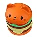 Produktbild Niedriger Widerstand Squishy Stressabbau Ball Zappeln Übung Spielzeug Dekompression Ostern Telefon Gurt Spielzeug Jumbo Cartoon Katze Hamburger Spielzeug (F)