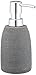 Wenko 21719100 Seifenspender Goa, Kunststoff - Polyresin, 9 x 16 x 7,4 cm, grau