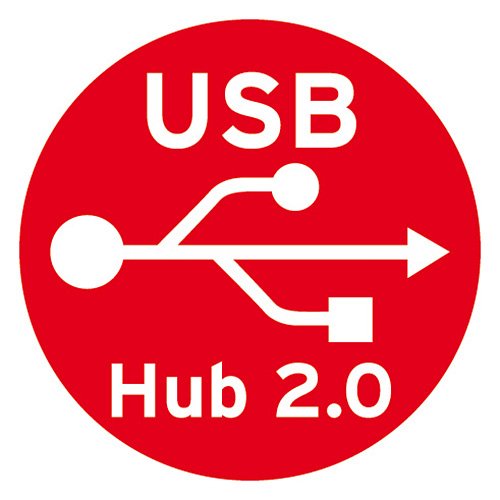 Brennenstuhl Desktop-Power-Plus, Steckdosenleiste 2-fach (Tisch-Steckdose mit 1,8m Kabel, 4-fach USB-2.0-Hub und 5V-Buchse) Farbe: silber - 3