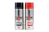 Color metalizado rojo PINTURA ACRILICA METALIZADA SPRAY 520cc (ROJO)