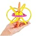 Amazemarket 12 cm Infant Baby Rattle Creative Appease Toy Activity Silicone Teether Bite Rings Grasp Grab Ball Ring Colorful Intelligent Development Gift Random Color (baby teether ball)