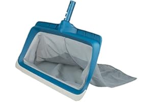 Bricodomo RECOGEHOJAS para Fondo DE Piscina, Blue Line ASTRALPOOL, Material PLASTICO,con Bolsa, FIJACIÓN Mediante PALOMILLA Blue Line