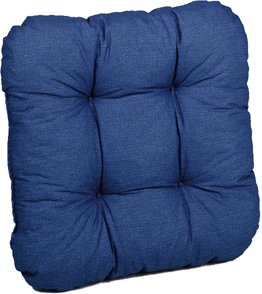 Preisvergleich Produktbild Stuhlkissen "Susa" Dessin 50104-1, 4 Stück, Dunkelblau