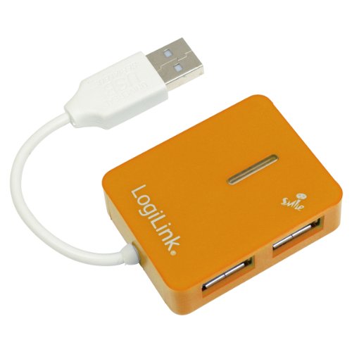 USB 2.0 Hub Smile 4-Port - Hub - 4 x Hi-Speed USB, Orange, UA-0137