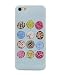Produktbild iPhone 5/5S Hülle- Ultra Slim TPU Silikon Transparent , Schutzhülle Muster Stoßdämpfend Transparent Spiegel Schutz Handy Hülle Tasche Etui Bumper iPhone 5/5S(4,0 Zoll)[Sky Blau,Dessert]