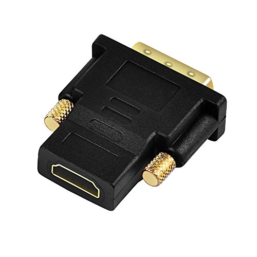 V.TOP HDMI auf DVI F/M Adapter (DVI zu HDMI, 1080p, Schwarz) - 3