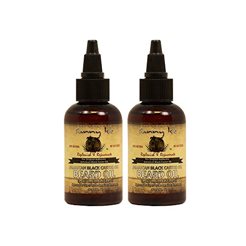 Sunny Isle Jamaican Black Castor Oil Beard Oil 2 Oz"Pack of 2"