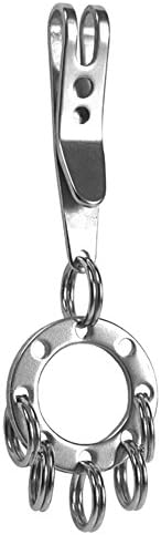 BLUEUK Outdoor Key Purpose Multi Chain Hat Style Keychain Suspended Clip Tool QuickDraw for Key Knife 1