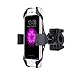 Produktbild 360-Grad-Drehung Fahrrad-Handyhalter mit flexiblem Stretching-Clip for iPhone Xs Max/XS XR X / 6S / 7/8 Plus, Galaxy S10 + / S10 / S10e / S9 + / S9 / S8 und andere (Schwarz) (Farbe : Black)
