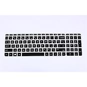 Saco Keyboard Silicon Protector Cover for HP 15-BE001TU 15.6-inch Laptop (Pentium N3710/4GB/500GB/Windows 10 Home/Integrated Graphics), Jack Black