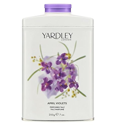 Yardley London April Violets Tin Talc 200g