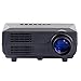 Produktbild ZYLFN Mini Portable Projector LED Full HD Video Home Theater unterstützt 1080p HDMI/VGA/USB/SD Card/AV Input Remote Control Video Game,Black
