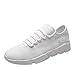 Produktbild Vectry Sneakers Herren Sportschuh Hohe Sneakersocken Herrenschuhe Slip on Outdoorschuh Hausschuhe Laufschuhe Sandalen Segelschuhe, Lüftung Cross Tied Streifen Lässige Turnschuhe (EU38/CN39, Weiß)