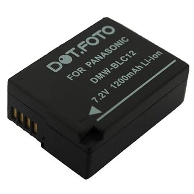 Dot.Foto Batterie de qualité pour Panasonic DMW-BLC12, DMW-BLC12E - 7,2v / 1200mAh - garantie de 2 ans - Panasonic Lumix DMC-FZ200, DMC-FZ300, DMC-FZ330, DMC-FZ1000