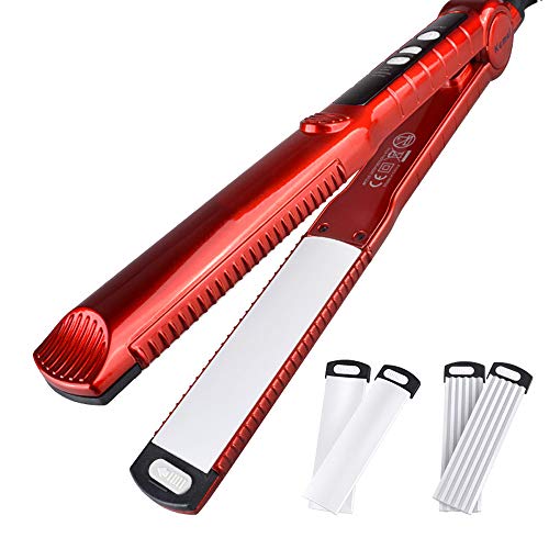 Hair Straightener Flat Iron Straightening Styling Tools Multifunction Corrugated Iron Corn Plate Heated Roller Red reviews Hair Straightener Flat Iron Straightening Styling Tools Multifunction Corrugated Iron Corn Plate Heated Roller Red