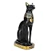 Produktbild Zerodis Ägyptische Katze Harz Statue handgefertigte Katzenskulptur Dekoration alte exotische Haushalt Sammler Figur für Haus Zimmer Garten Ornament Exquisite Dekor(A5-YX260840)