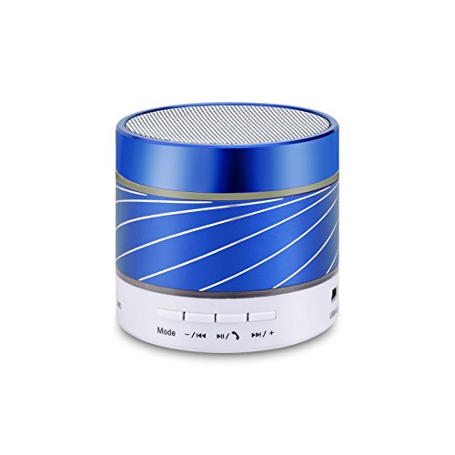 Vonpri (TM) Mini Altavoces Bluetooth Port&aacute;tiles con Micr&oacute;fono, Altavoz Est&eacute;reo Inal&aacute;mbrico - Azul