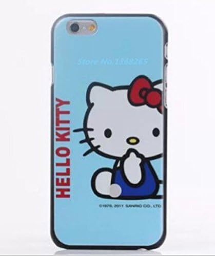 Hard Plastic Case Cover With Image Of Hello Kitty For Iphone 6 Version 4.7 X Mobile Cell Phone