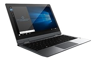 Odys Vario Pro 12 29,5 cm (11,6 Zoll HD) Convertible Tablet-PC (Intel Atom Quadcore x5-Z8350, 2GB DDR III L RAM, 32GB Flash HDD, Win 10) titangrau