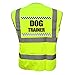 Price comparison product image SILLITOE DOG TRAINER Hi Viz Vis Vest SILLITOE DOG K9 Reflective Waistcoat Jacket Safety Training Agility Visibility YELLOW 4