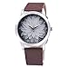 Produktbild Women's Mens Watches,Kingwo Ladies Wristwatch Fashion Flower Leather Analog Quartz Vogue Wrist Watch (Kaffee)