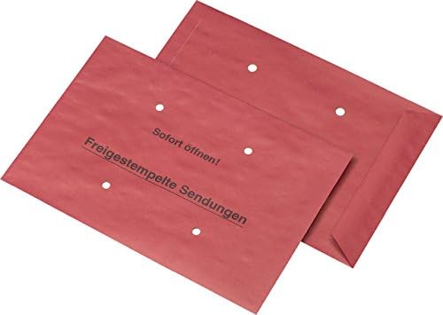 VT B4 NK Franking Envelopes 90 g 4 Holes Red 250 x 353 mm (Pack of 500)