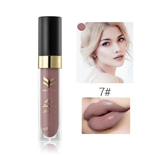 Yogogo Wasserdichter matt flüssiger Lippenstift Langlebiger Lipgloss Lippenstift