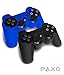 Produktbild 2 x PAXO PS3 Silikon-Schutz-Hülle / Sleeve Bundle schwarz-blau